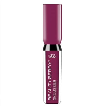 Beauty Berry Soft & Matte Waterproof Lip Color, Rich Pigment, Long Lasting Non-Transfer Liquid Lipstick With Vitamin E (Claret-02, 1)